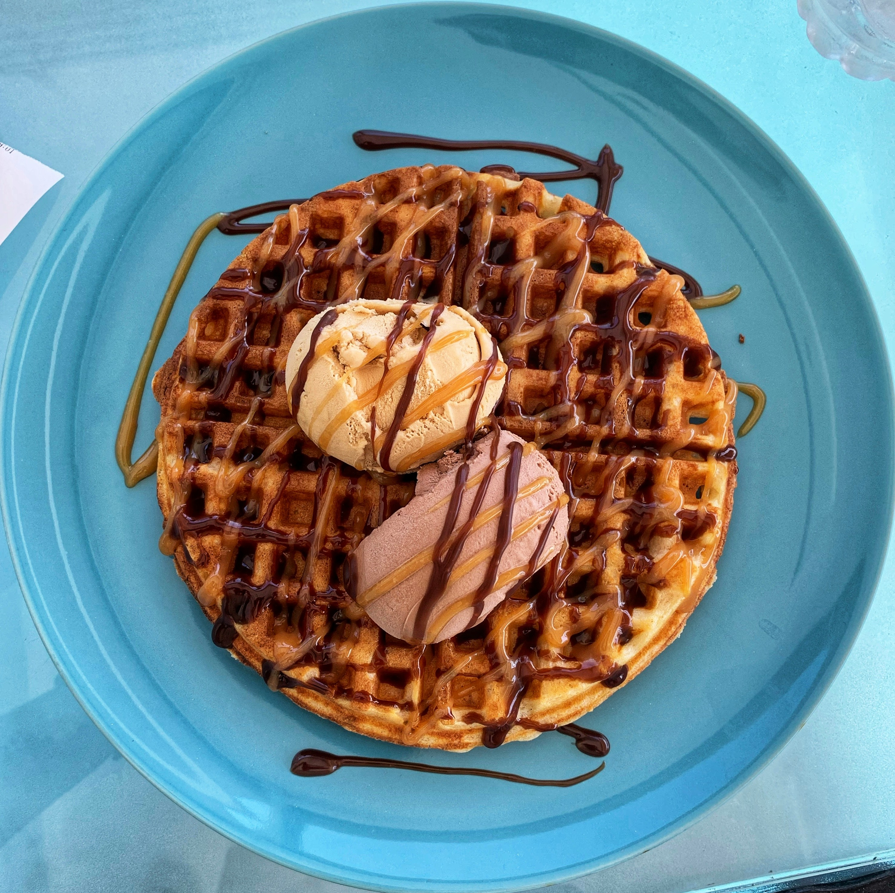 Handmade waffles
